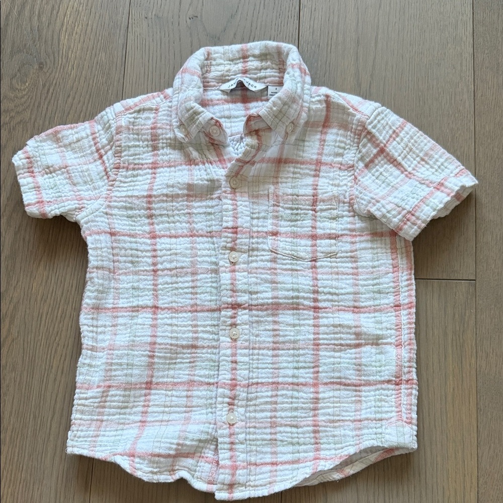 Janie and Jack Boys Cotton Gauze Shirt